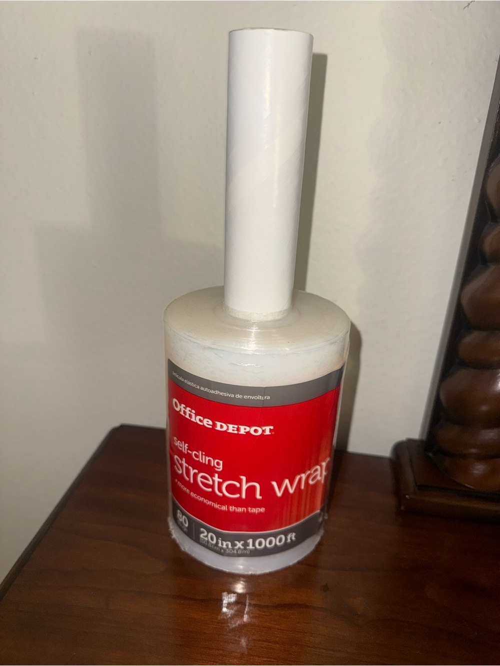 Office Depot® Brand Stretch Wrap Film, 20" x 1000' Roll, Clear
